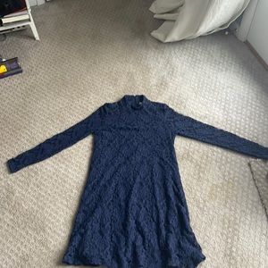 Navy Blue Lace Tyler Boe Dress